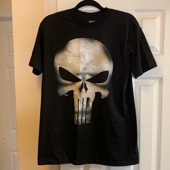 Cotton Soul Marvel Punisher Dual - Camiseta Para Hombre, Dorado, S